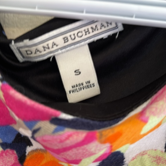 Dana Buchman sleeveless multi colored spring dress size S - Picture 4 of 4